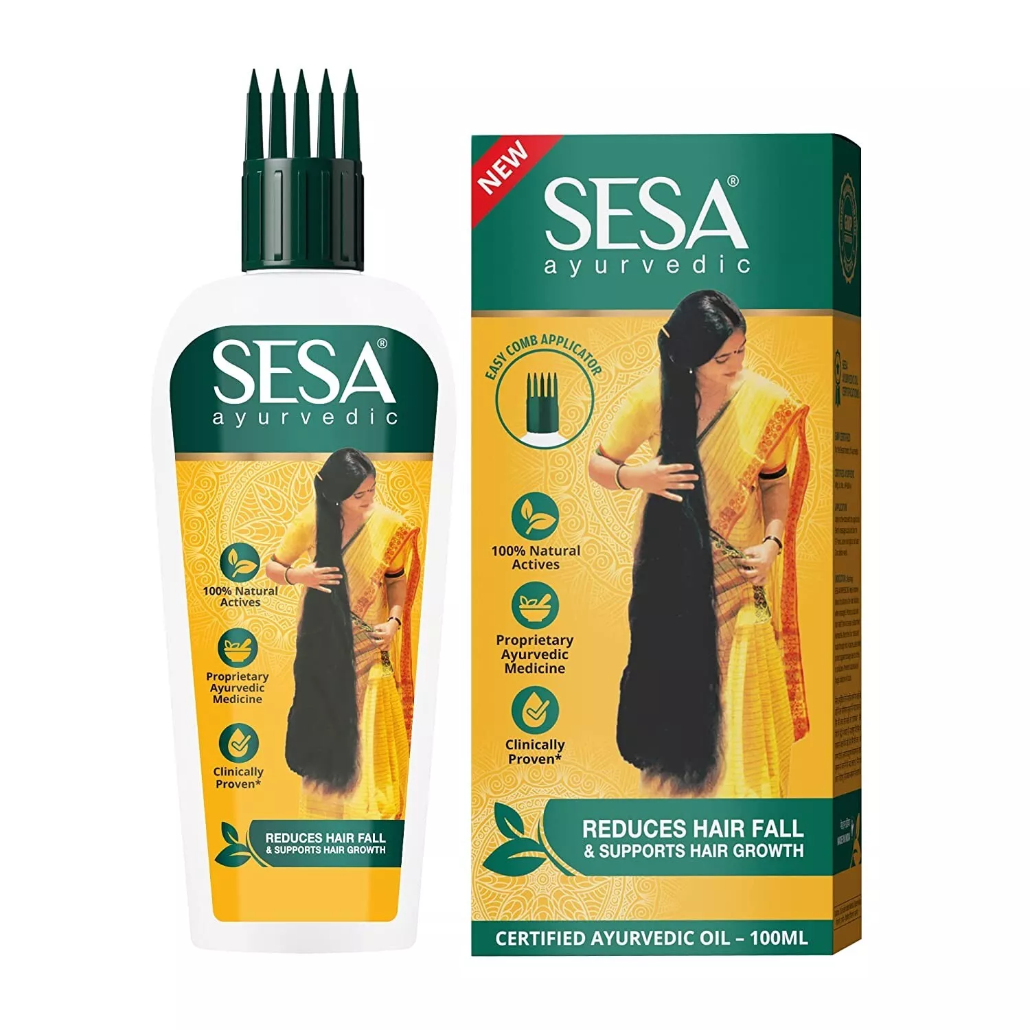 Sesa Ayurvedic Hair Oil (original) 200ml, Prevents Hair Fall Good for Hair Growth Nourish